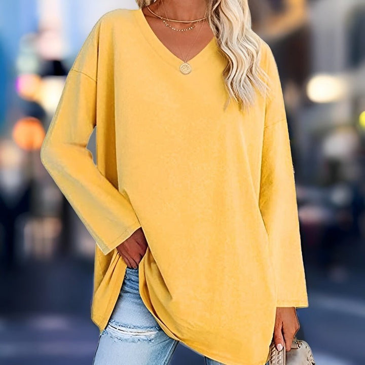 Dalina - Longsleeve Trui met V-hals