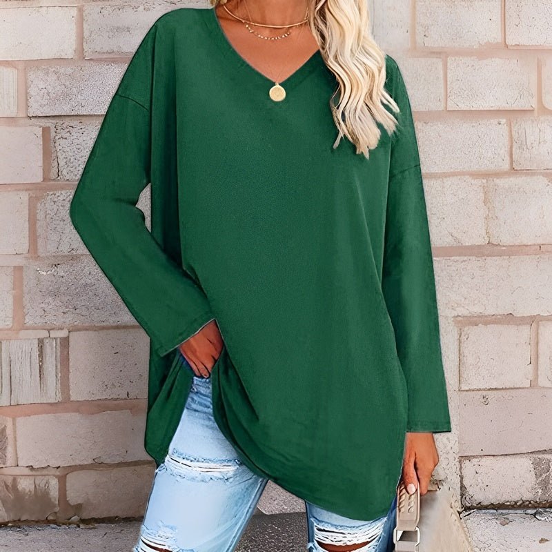 Dalina - Longsleeve Trui met V-hals
