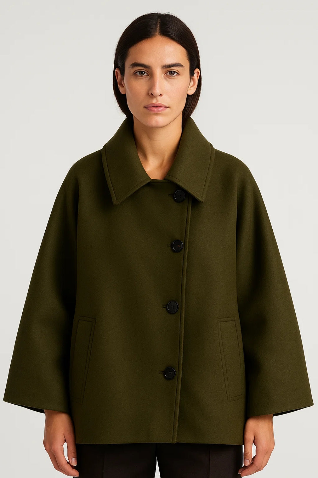 Oversized Jassen Collectie | Damesjas met Grote Kraag en Knoopsluiting | Lichtgewicht en Ademend