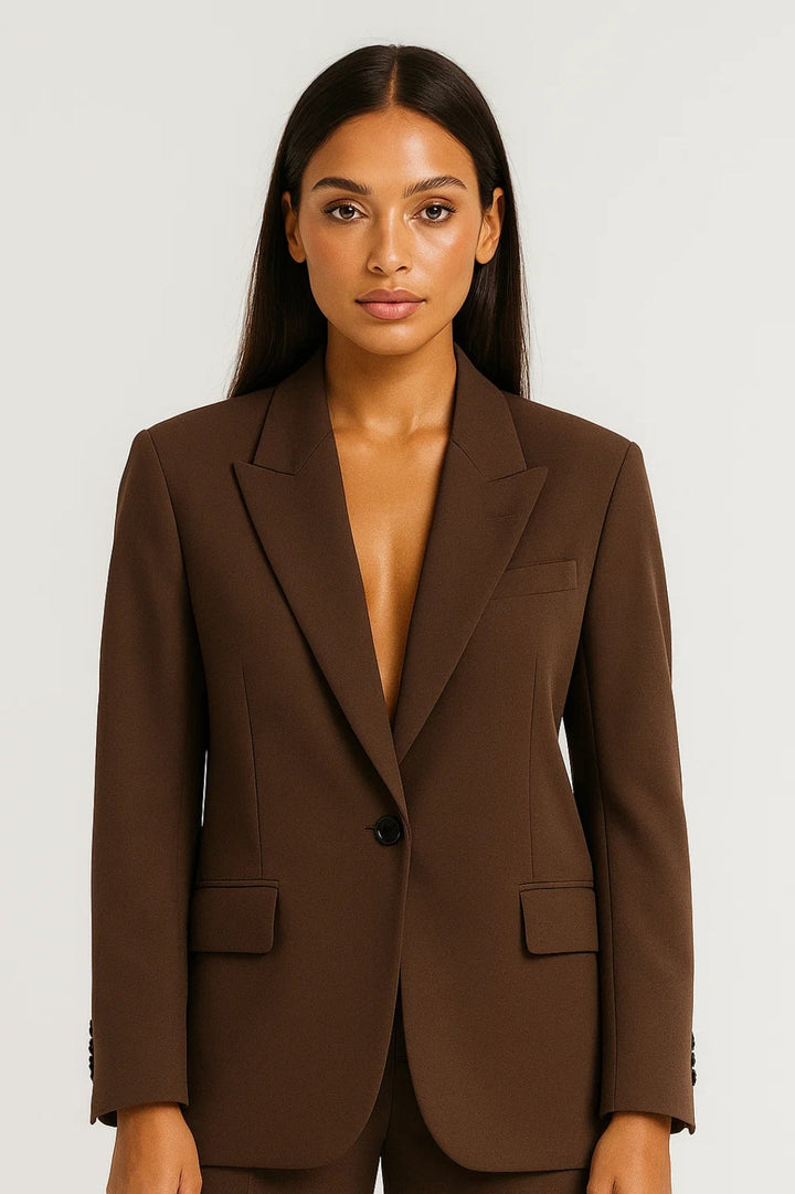 Blazers Collectie | Damesblazer met Reverskraag en Enkelvoudige Sluiting | Lichtgewicht en Ademend