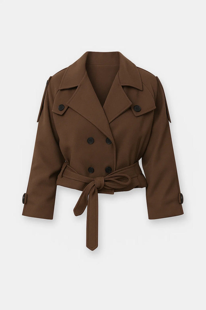 Trenchcoats Collectie | Damesjas met Ceintuur en Epauletten | Lichtgewicht en Ademend