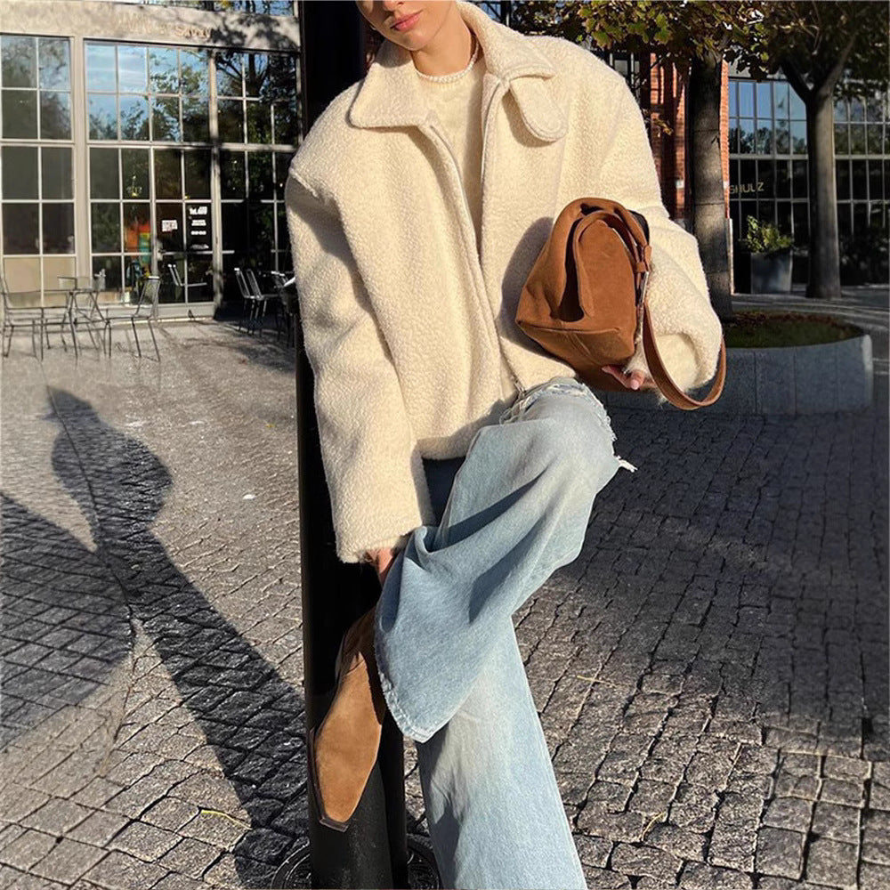 Minimalistische Fleece Jacket