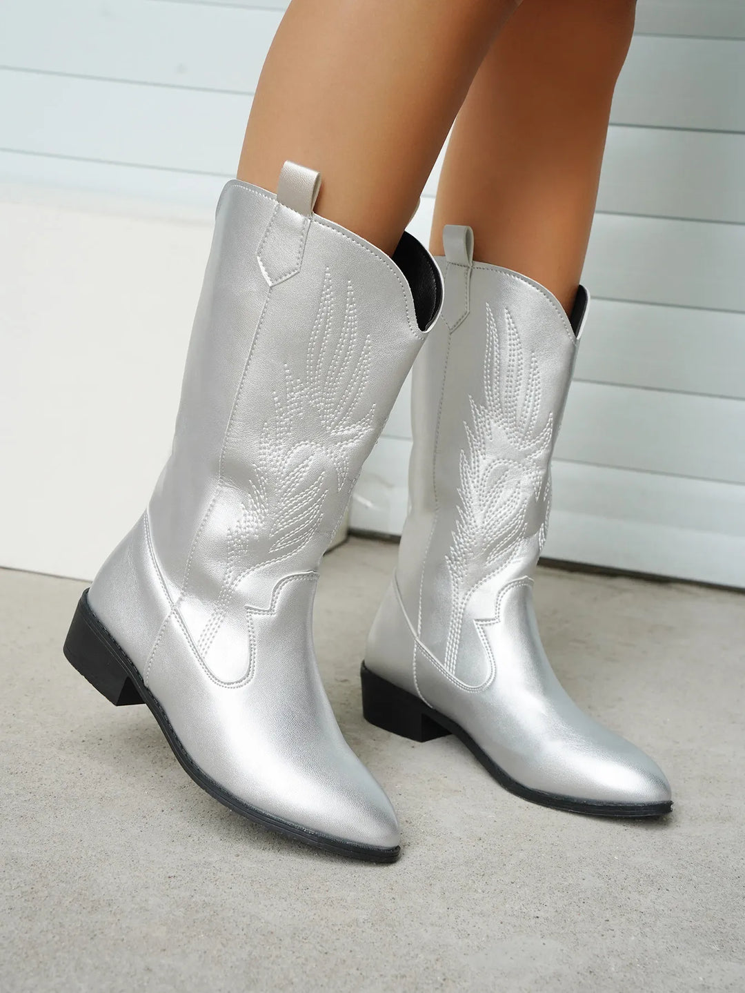 Demy - Western Cowboylaarzen met Geborduurd Design