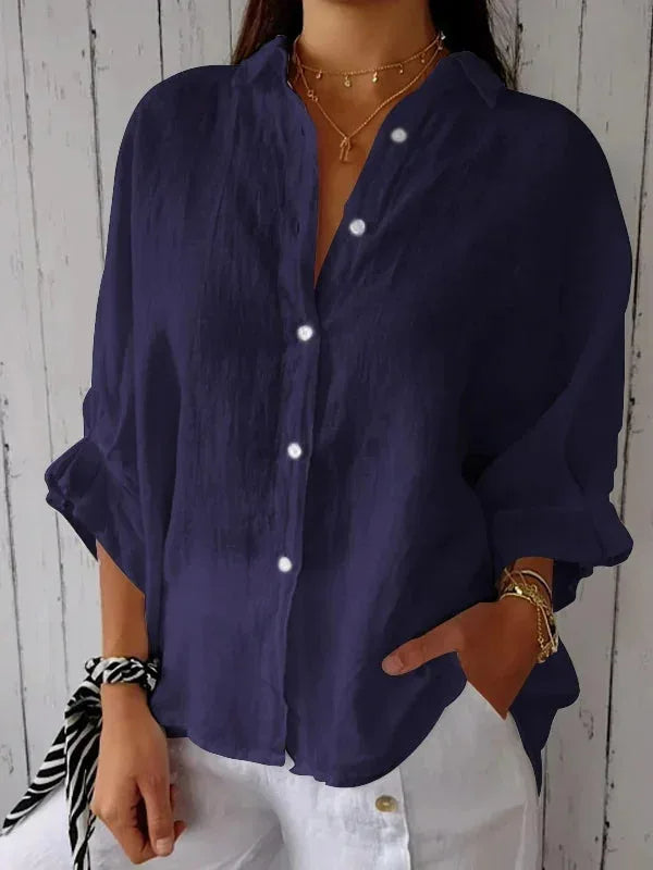 Sophie - Stijlvolle Linnen Damesblouse