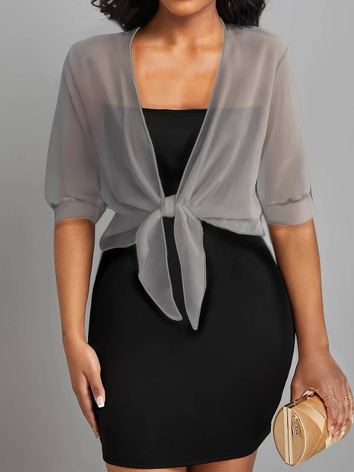Katie – Luchtige Blouse met Open Voorzijde