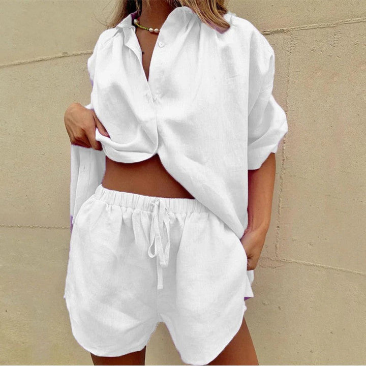 Fayelle - Luchtige Blouse & Broek Set