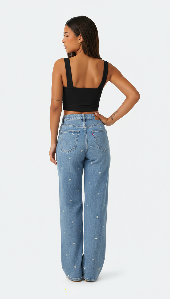 Giselle - Stijlvolle V-hals Mouwloze Top