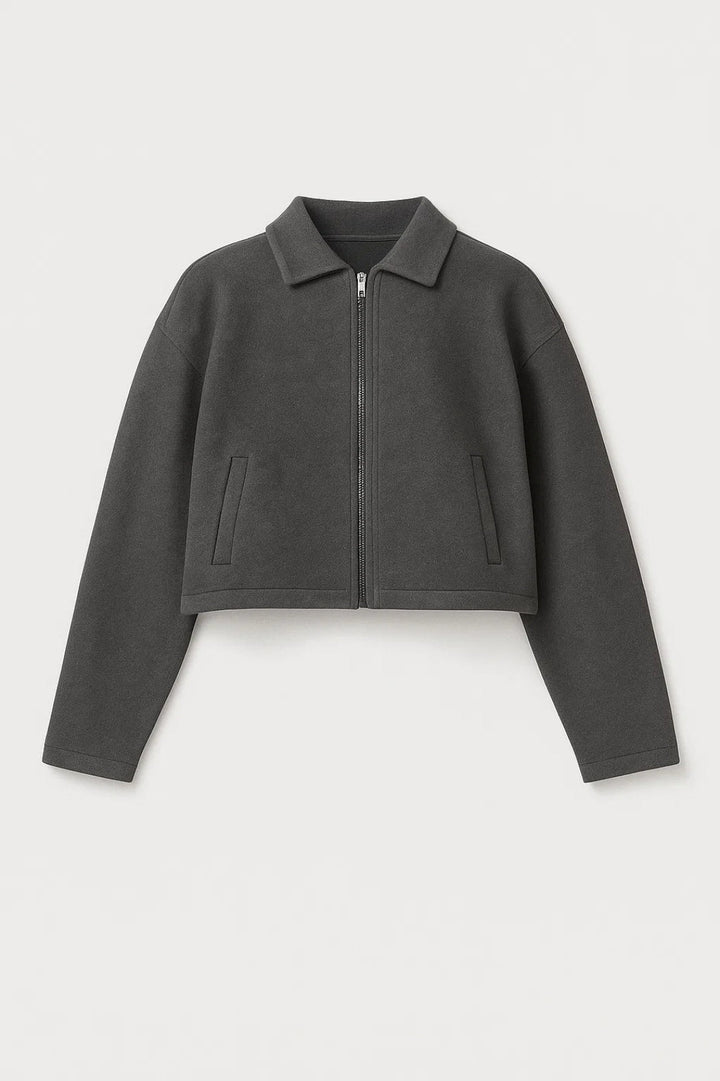 Minimalistische Tussenjas | Korte Damesjas | Lichtgewicht en Ademend