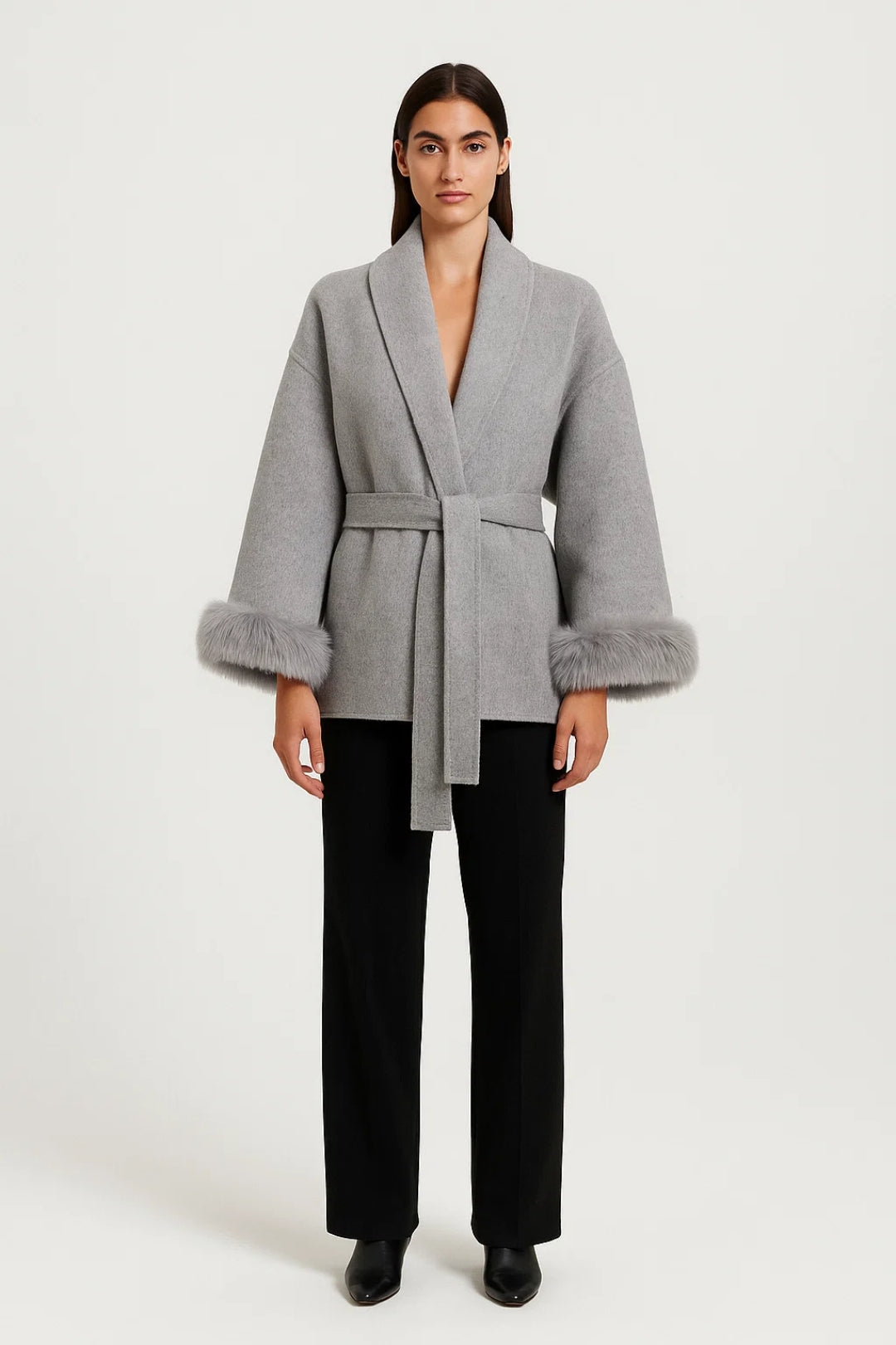 Stijlvolle Jassen Collectie | Damesjas met Ceintuur en Brede Kraag | Lichtgewicht en Ademend