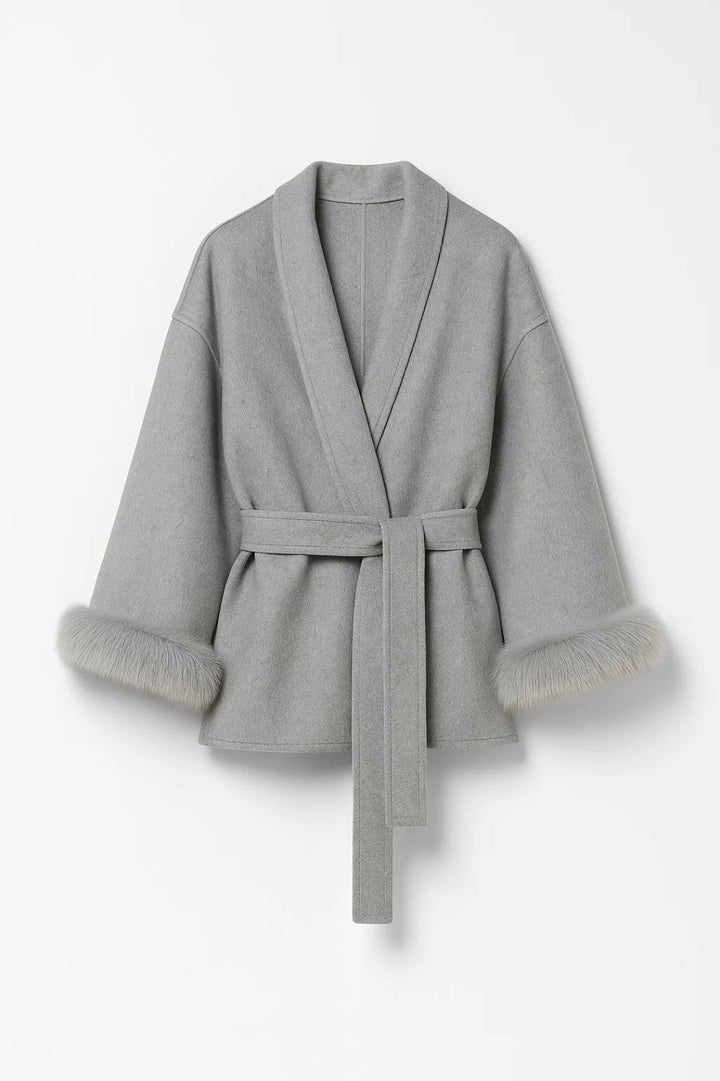 Stijlvolle Jassen Collectie | Damesjas met Ceintuur en Brede Kraag | Lichtgewicht en Ademend