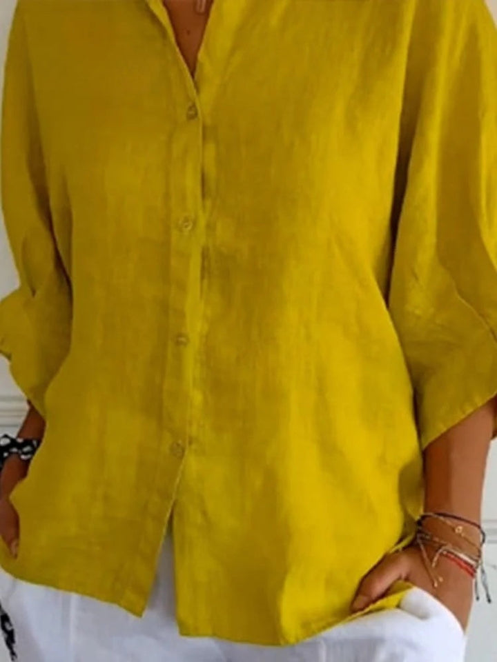 Sophie - Stijlvolle Linnen Damesblouse