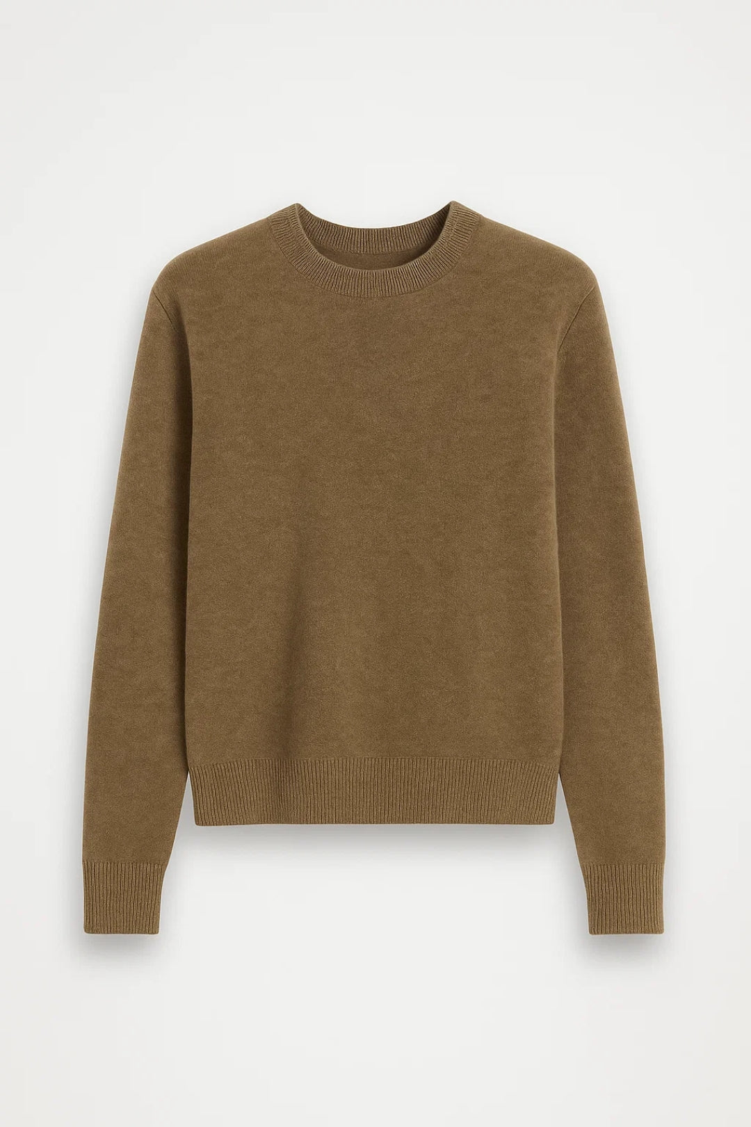 Gebreide Damestrui | Ronde Hals en Geribde Boorden | Zacht en Tijdloos