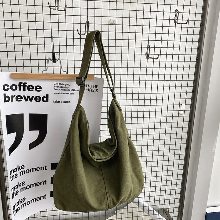 Noa – Praktische en Stijlvolle Canvas Schoudertas