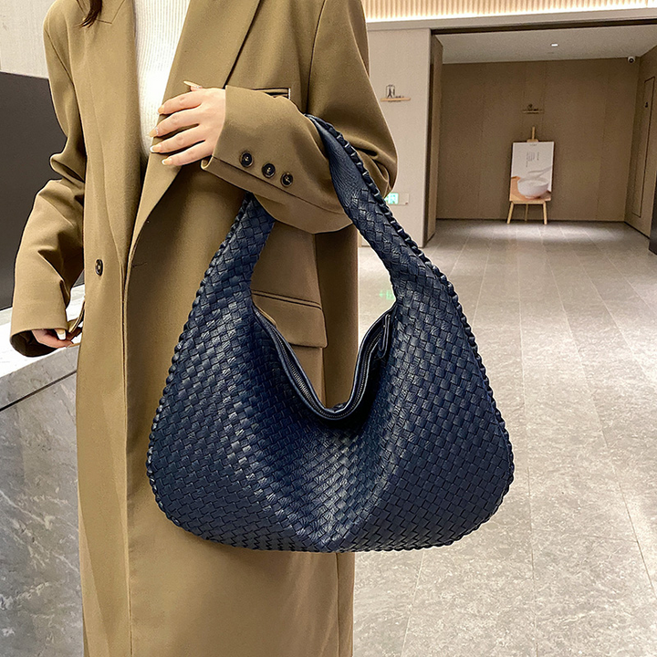 Delina - Luxe Gevlochten Handtas